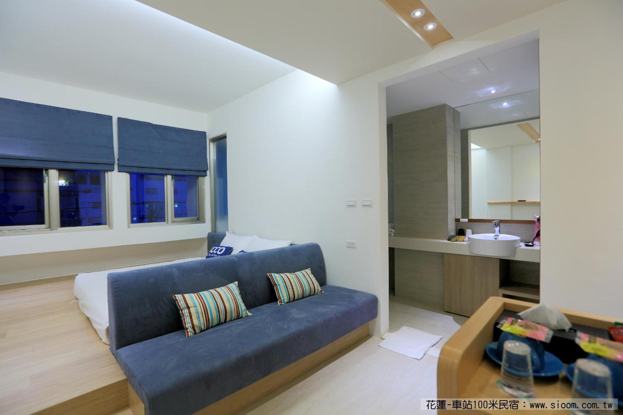車站100M民宿丨電梯附停車場 Hualien Quarto foto