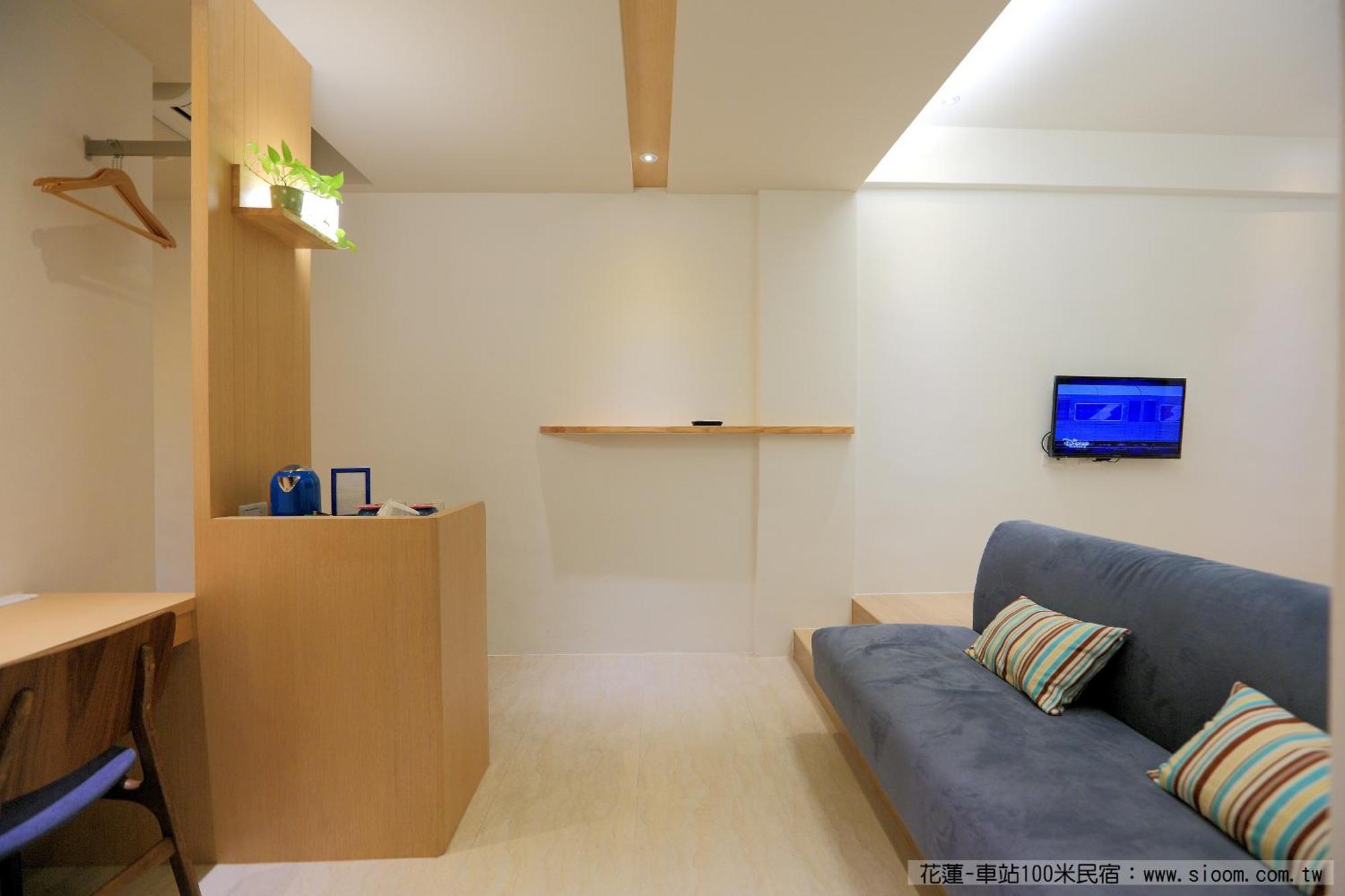 車站100M民宿丨電梯附停車場 Hualien Quarto foto